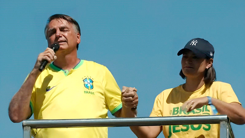 Bolsonaro e Michelle