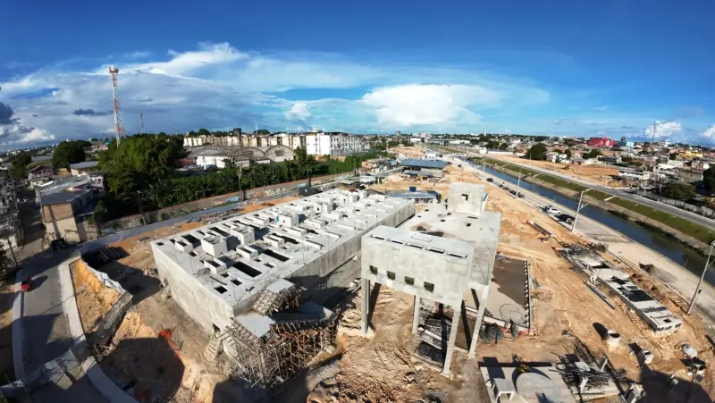 Tratamento de esgoto Primeira fase da obra da ETE Raiz chega à reta final