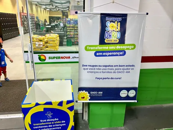 Grupo promove campanha “Desapego Solidário” em prol de crianças com câncer no Amazonas