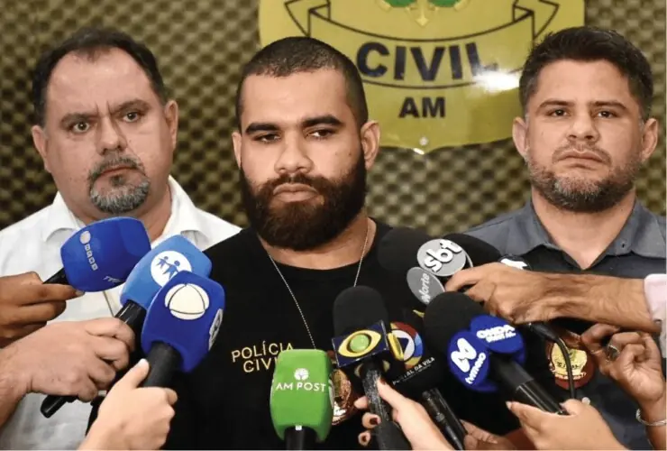 Delegado Wellery Allef, responsável pela investigação. (Foto Erlon RodriguesPC-AM)