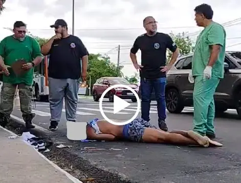 homem morre atropelado na ponta negra