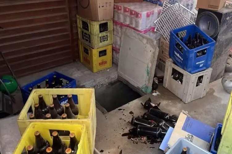 Local onde a menina foi mantida durante sequestro. — Foto Redes SociaisReprodução