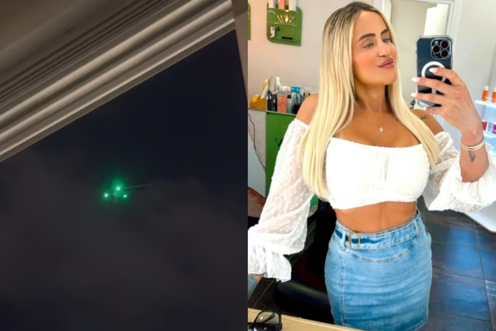 Influenciadora flagra drone na janela de casa enquanto estava nua