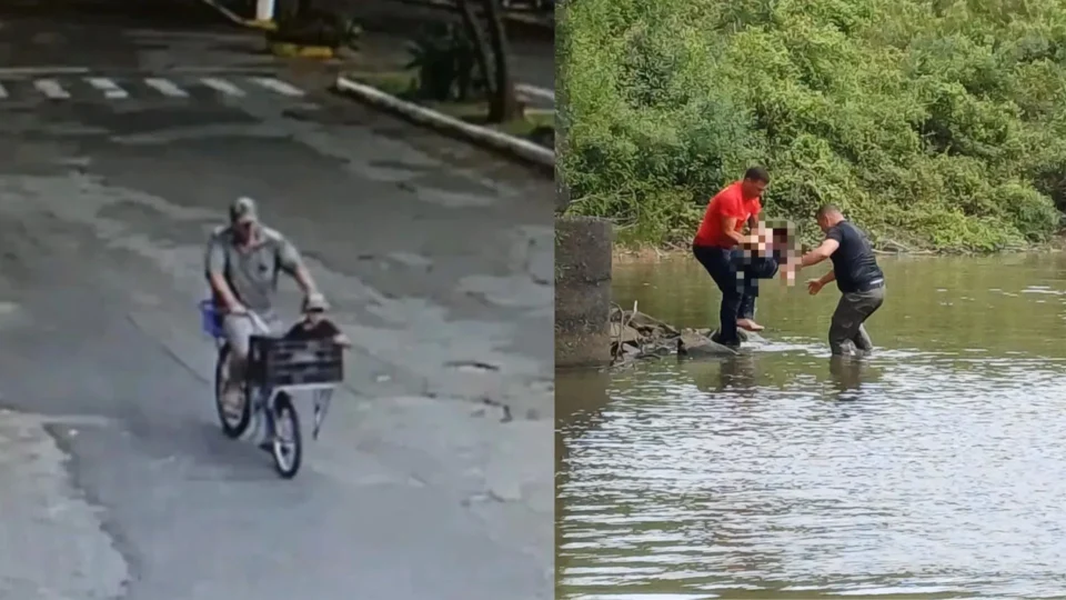 VÍDEO: Pai envia áudio para mãe após jogar filho de ponte: 'Aguenta o coração'