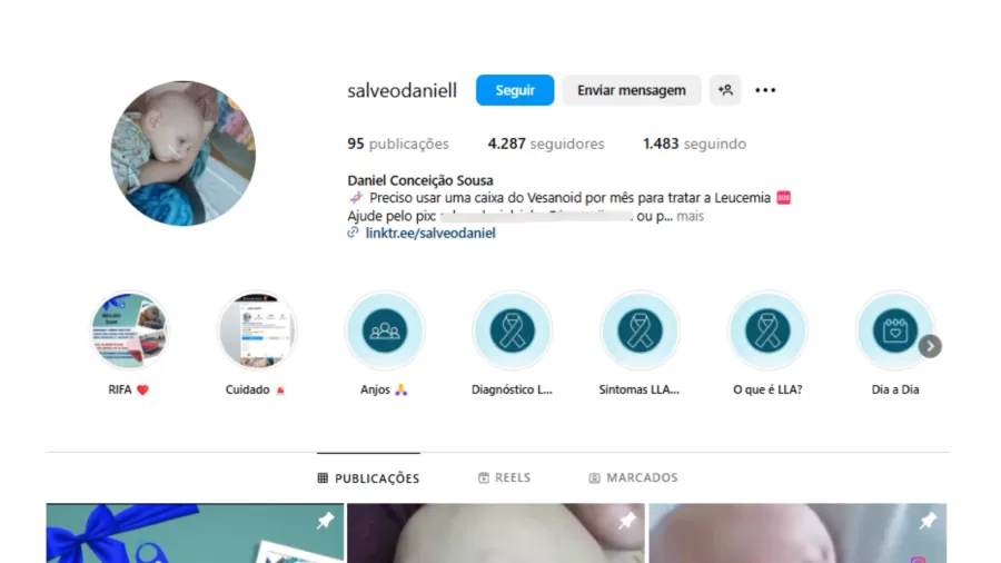 Golpista que usava foto de menino com câncer é preso