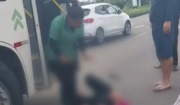 Motociclista acidente