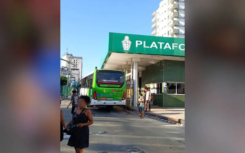 Gari sofre acidente grave e tem perna esmagada por ônibus no Terminal 1