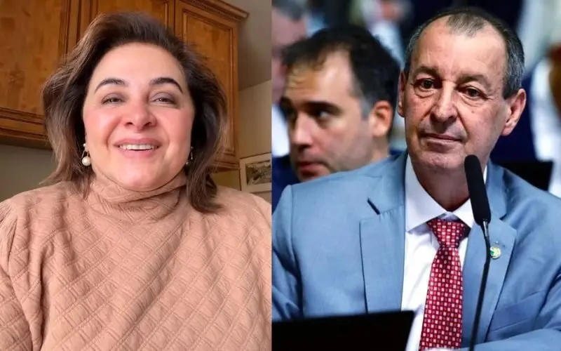 Maria do Carmo e Omar Aziz