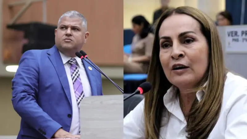 Elan Alencar e Glória Carrate
