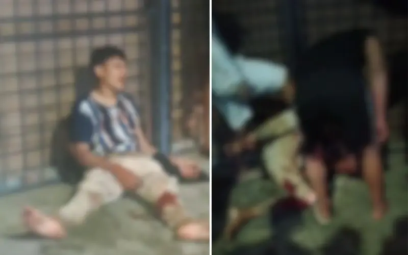 Assaltante rouba veículo, causa acidente e leva 'carinho' em Manaus