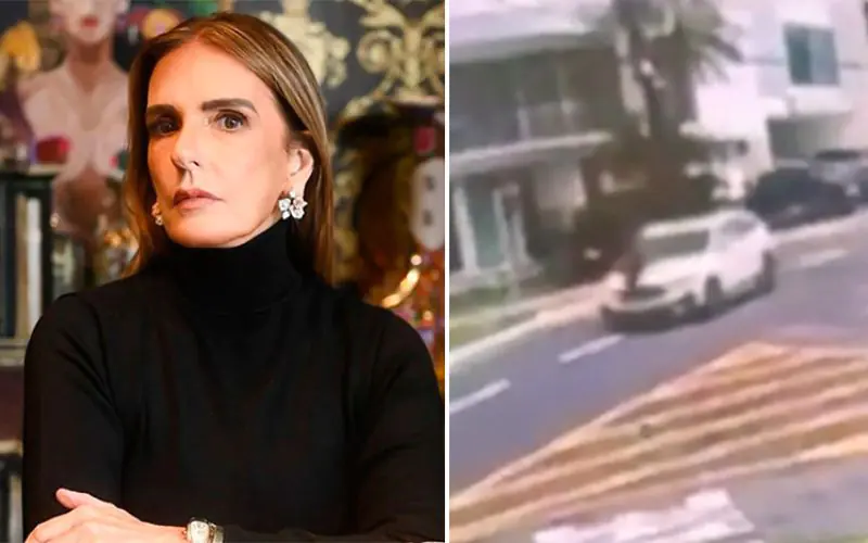 Câmeras registram atropelamento que matou Angela Bulbol