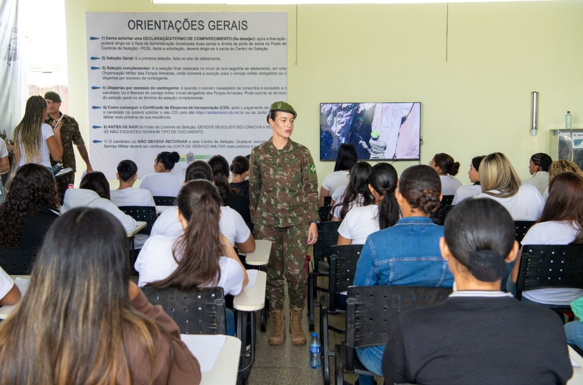 Mulheres passam pela Seleção Complementar para o Serviço Militar em todas o Brasil — Agência Gov
