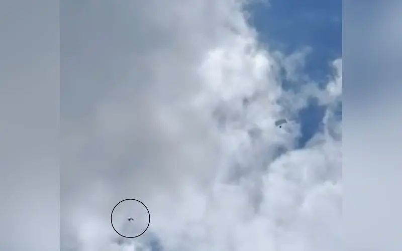 Falha em paraquedas causa susto durante salto em Manaus