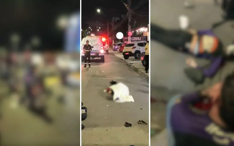 Colisão entre motos termina em morte na Av. Professor Nilton Lins