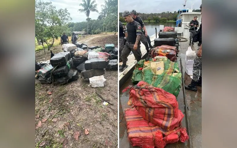 PMs são presos por transportar 1 tonelada de drogas no Tarumã