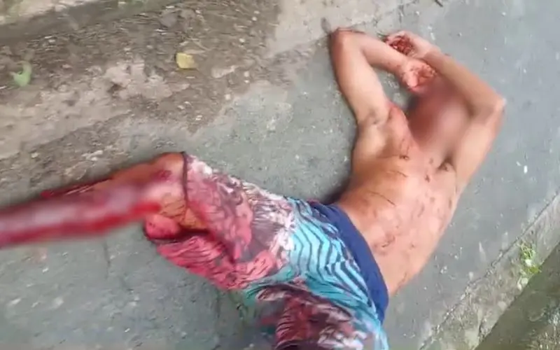 Suspeito de furtos leva facada na nádega e agoniza no Manoa