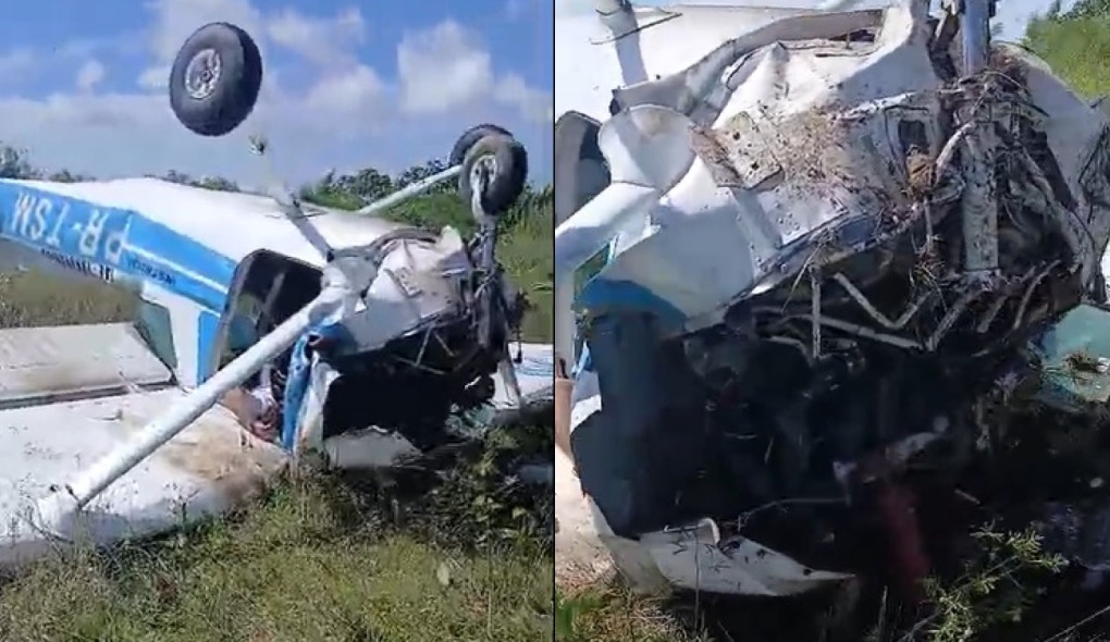 VÍDEO: Queda de avião em aeroclube de Manaus tem vítima fatal