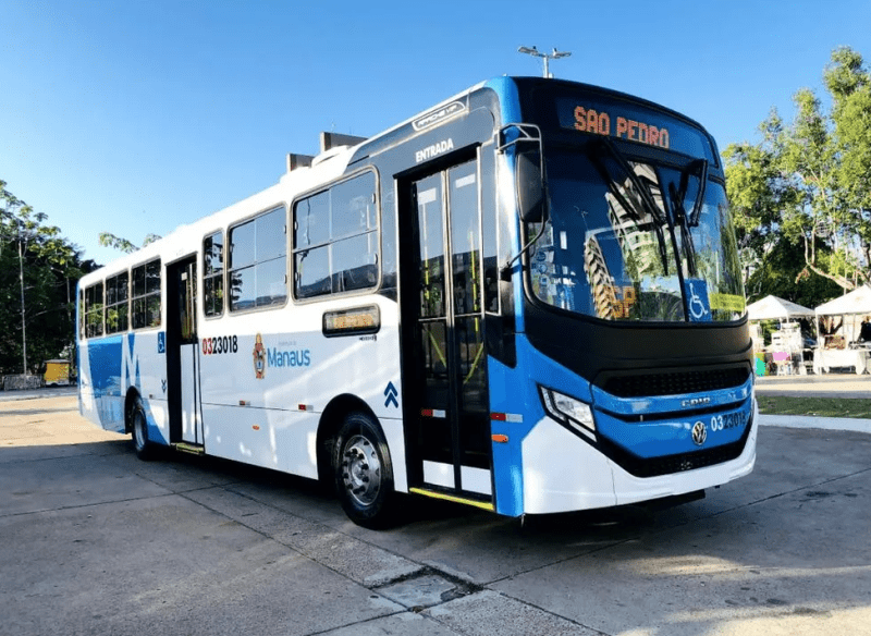 Dez novos ônibus serão entregues para reforçar frota do transporte público em Manaus