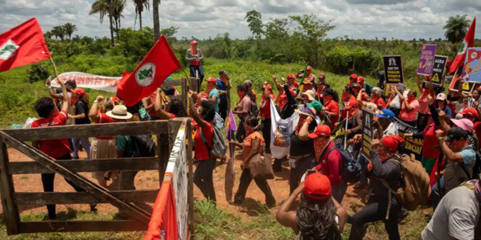 Contra violência e por reforma agrária, mulheres do MST ocupam terras