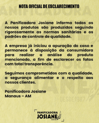 VÍDEO: Padaria é alvo de denúncia após cliente comer salgado recheado de tapuru em Manaus