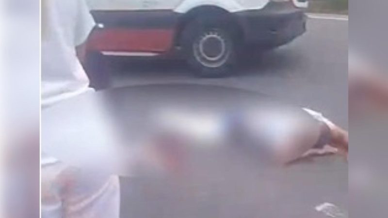 Motociclista perde a perna após grave acidente em Manaus