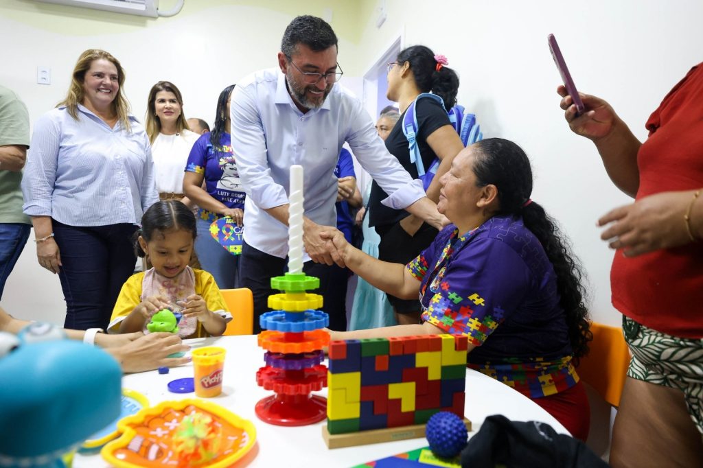Wilson Lima inaugura 3º Caic TEA e amplia atendimento a crianças com autismo em Manaus