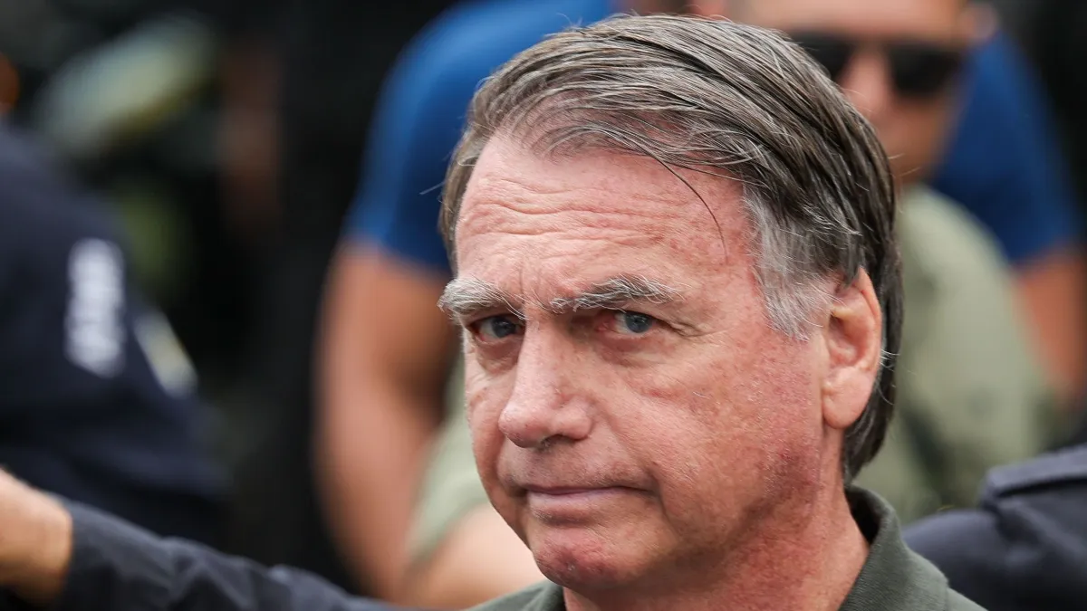 O ex-presidente Jair Bolsonaro