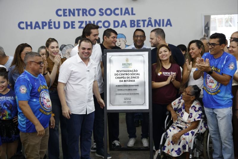 Centro Social Chapéu de Zinco é entregue na Zona Sul de Manaus