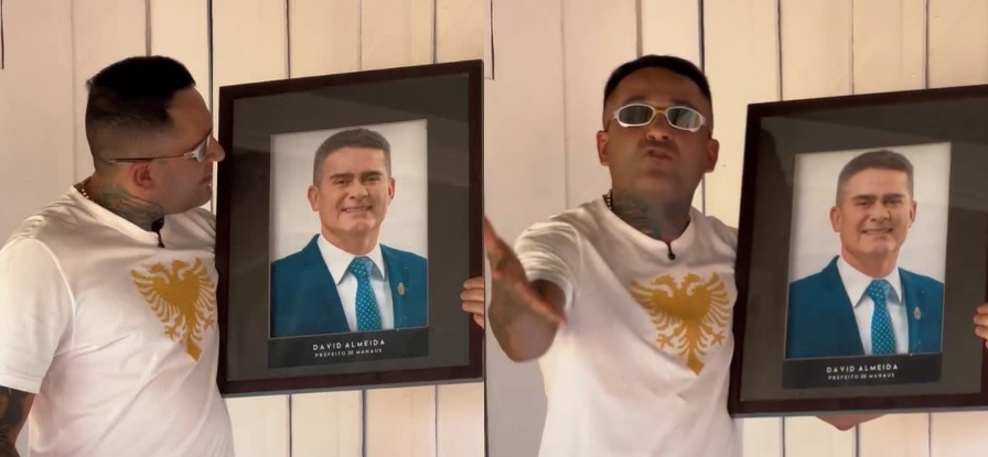 Justiça multa Salazar por vídeo onde diz que David Almeida ‘nunca será governador’