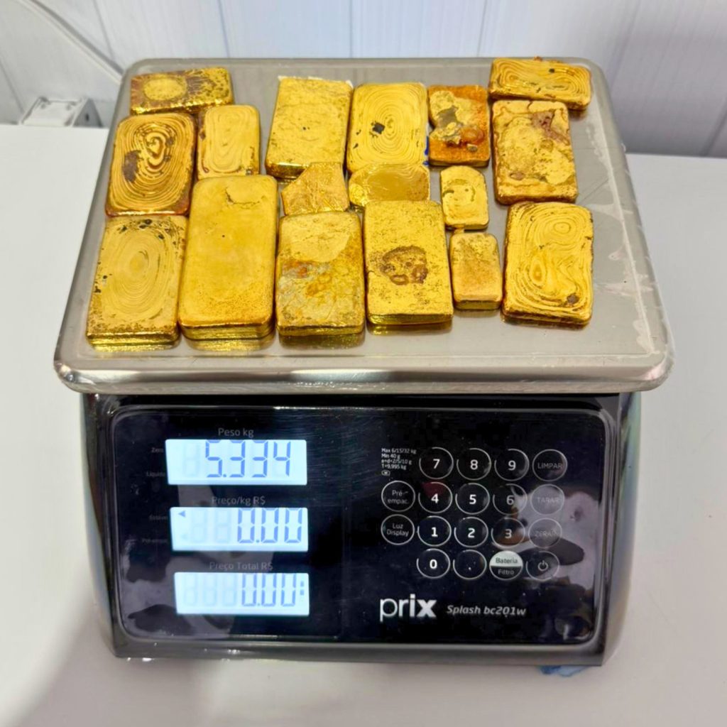 Exército apreende 5 kg de ouro ilegal na fronteira com a Colômbia