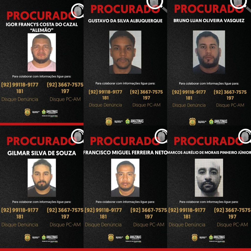 Polícia divulga imagem de procurados por esquema milionário de agiotagem no Amazonas