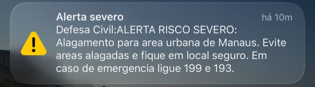 Alerta severo: Defesa Civil alerta para risco de deslizamentos em nove municípios do Amazonas