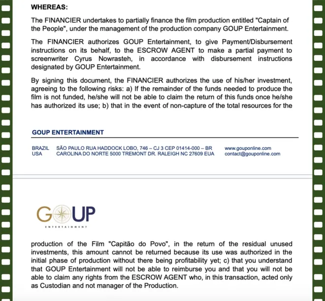 Eduardo Bolsonaro e Go Up tentaram pagar filme via empresa húngara