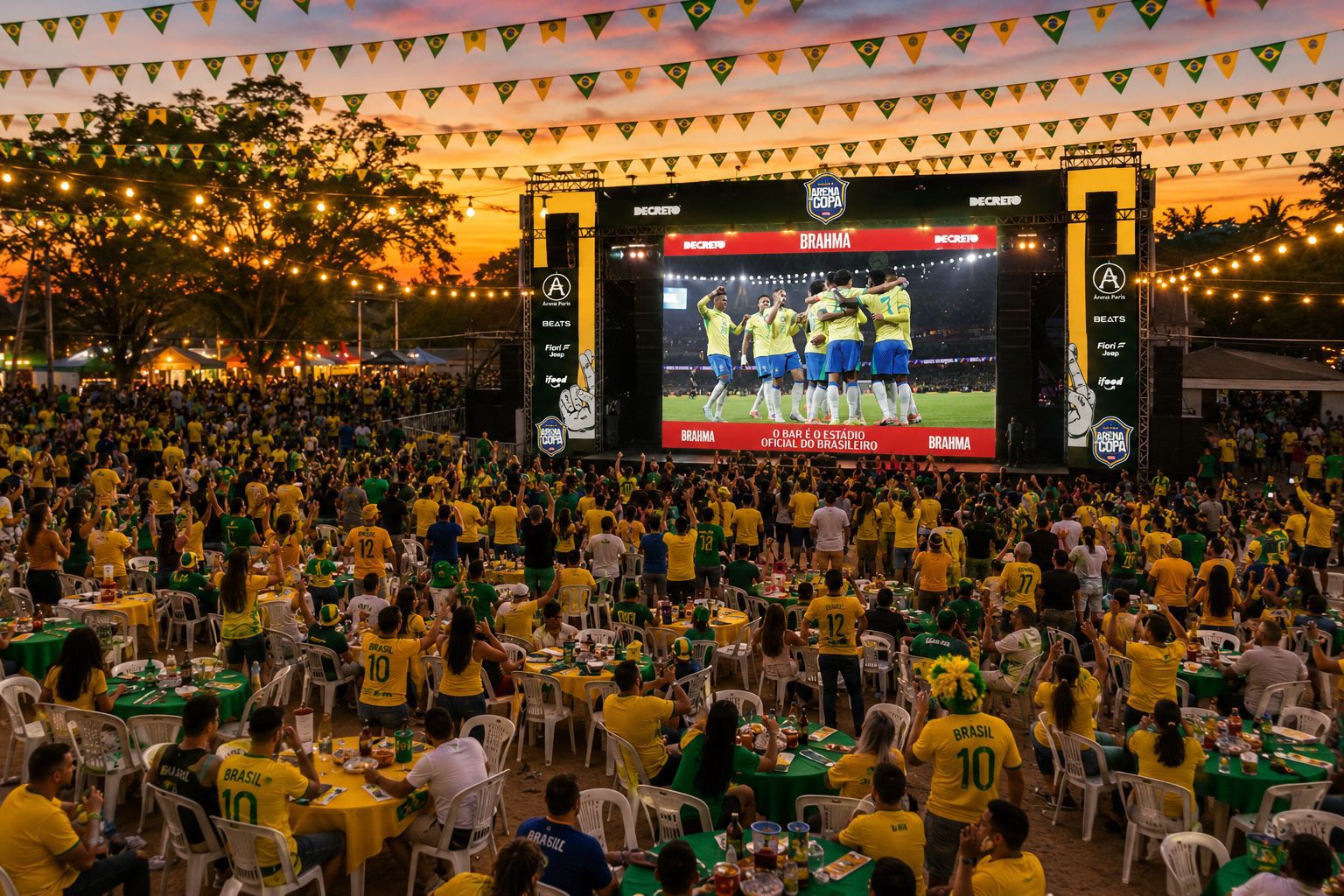 Veja onde assistir Brasil x Haiti com shows e entrada grátis em Manaus
