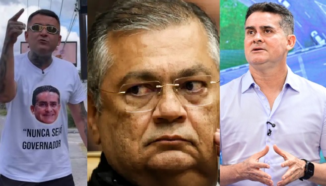 Flávio Dino chama vídeos de Salazar contra David Almeida de 'bizarrices e grosserias'