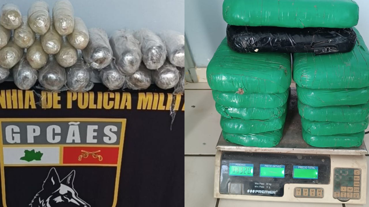Operação apreende 35 kg de drogas, armas e prende grupo no AM