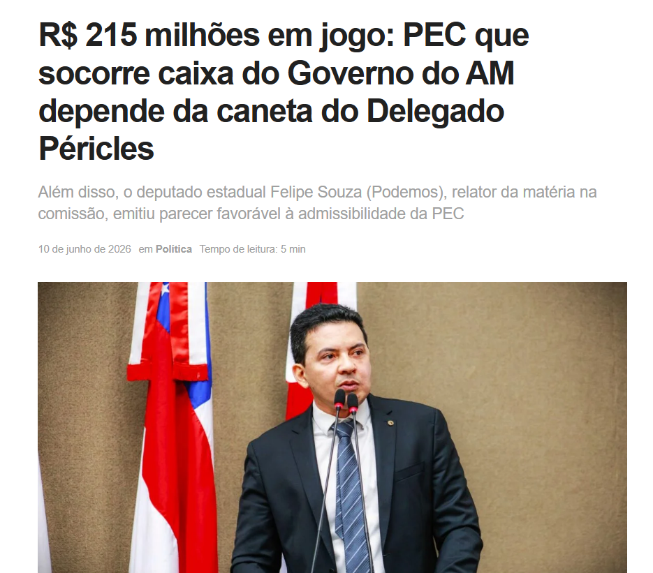 Fogo no PL do AM: Delegado Péricles acusa portal de Maria do Carmo de publicar fake news: 'mentirosa'
