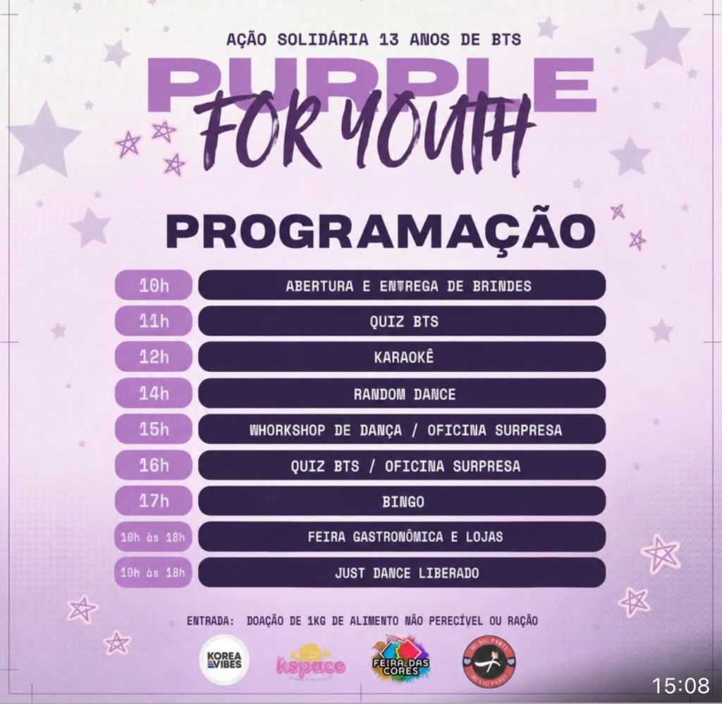 Mercado de Origens celebra 13 anos do BTS com evento solidário em Manaus
