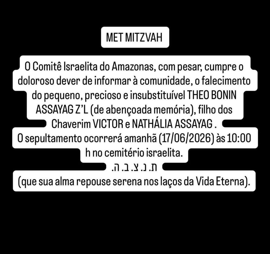 Neto de Ralph Assayag morre aos 7 anos; ingestão de soda cáustica é apontada como possível causa