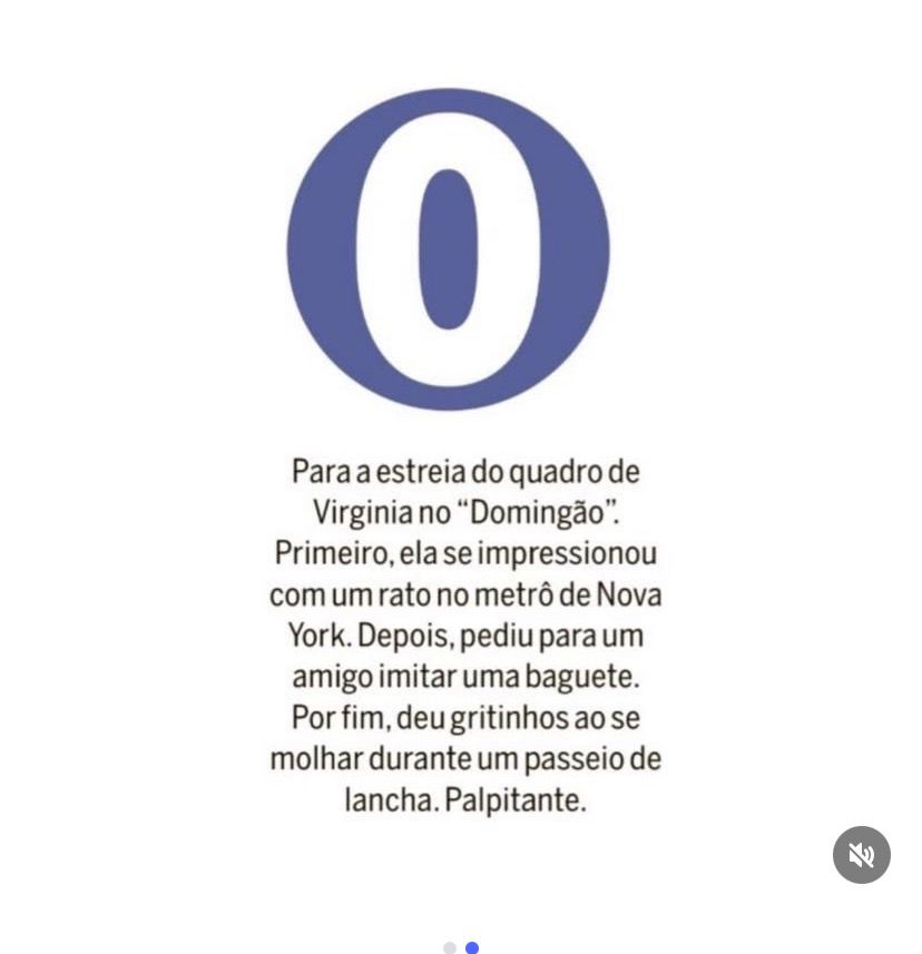 O Globo dá nota zero para estreia de Virginia no Domingão com Huck
