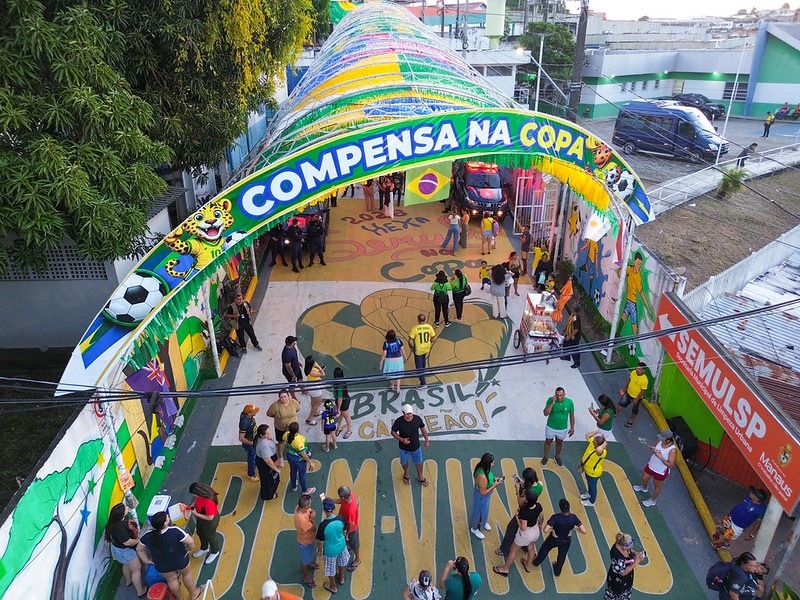 Manaus terá ponto facultativo na segunda-feira (29) devido ao jogo do Brasil contra o Japão