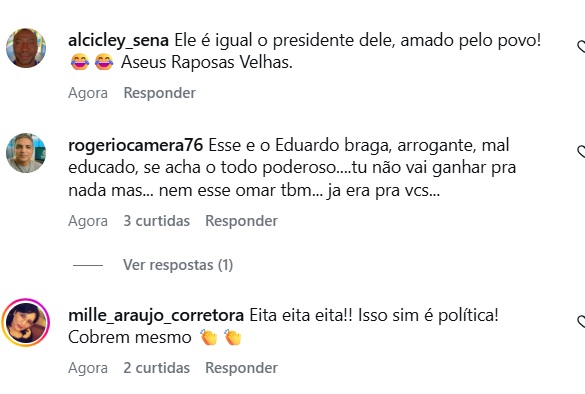 Senador Eduardo Braga volta a ser filmado aos gritos e usa palavrões contra vereador no interior do AM