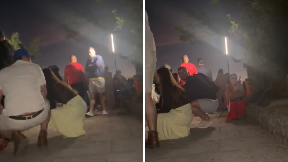 Vídeo mostra turistas encurralados durante tiroteio no Mirante Dona Marta no Rio