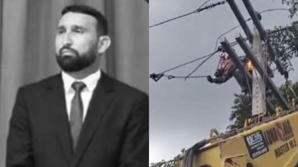 Morre eletricista que ficou grudado em poste após sofrer descarga elétrica no AM