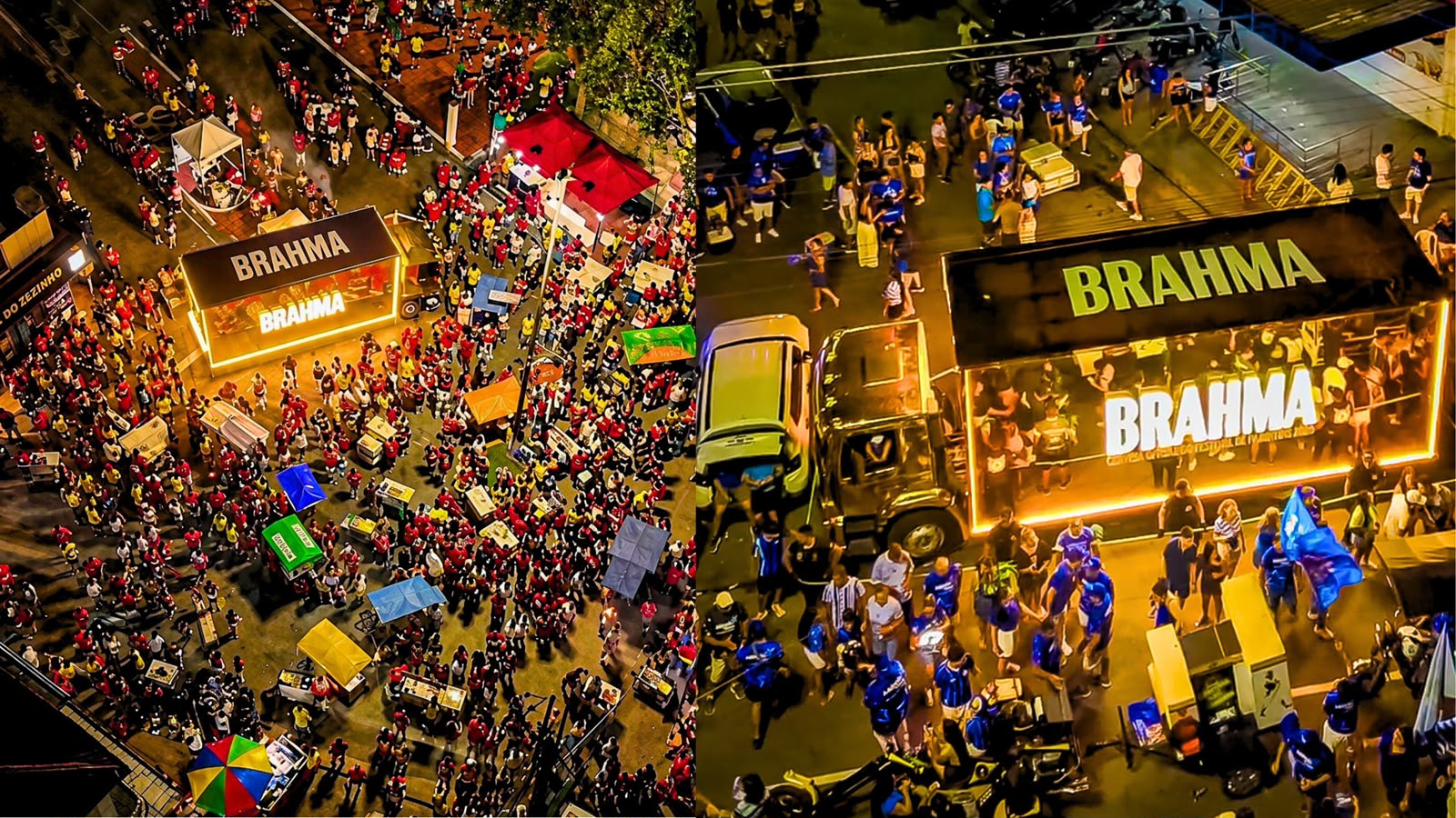 Caminhão Dourado da Brahma surpreende torcedores de Caprichoso e Garantido em Parintins