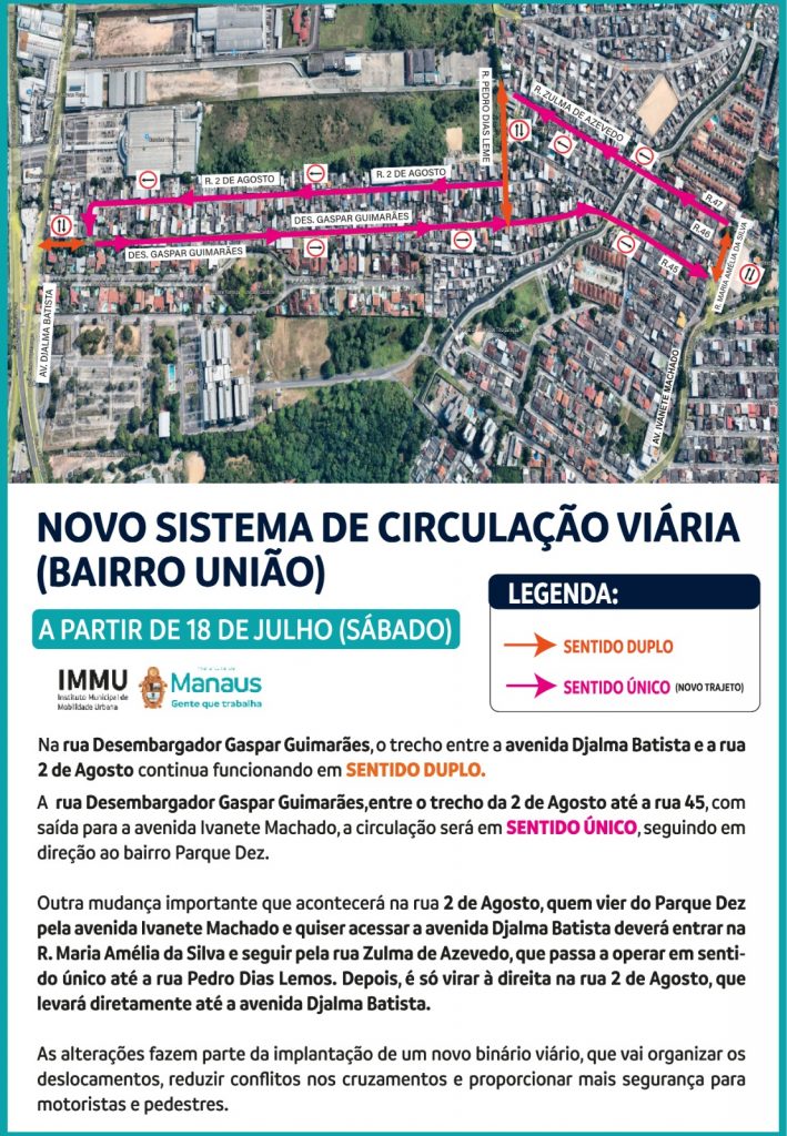 Bairro da União terá mudanças no trânsito a partir deste sábado (18); confira