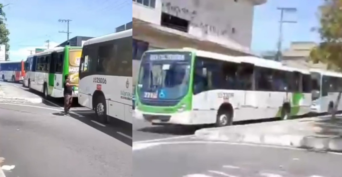 Ônibus começam a parar em Manaus após anúncio de greve dos rodoviários nesta segunda