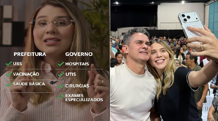 David Almeida escala ex-primeira-dama para atacar Governo e elogiar Prefeitura: 'vamos separar'