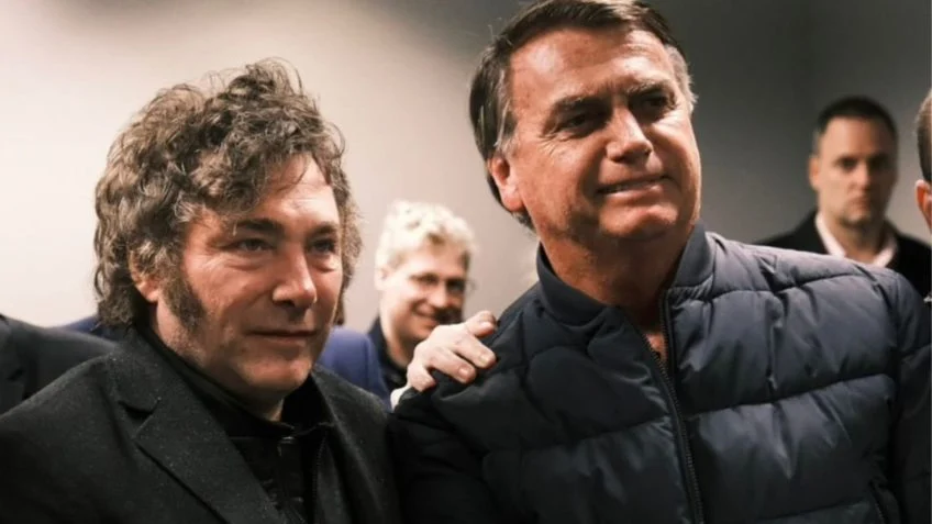 Moraes nega visita de Milei a Bolsonaro em prisão domiciliar