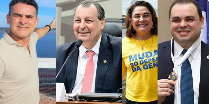 Nova pesquisa para Governo do AM coloca os quatro pré-candidatos em condições de ir ao segundo turno